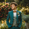 Stand Out with a Custom Teal Suit