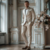 Embrace Timeless Style with a Custom Beige Suit