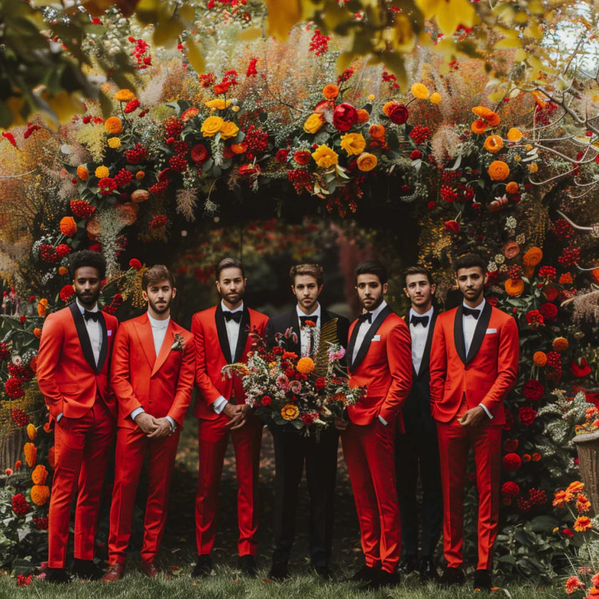 Make a Statement with a Custom Red Suit