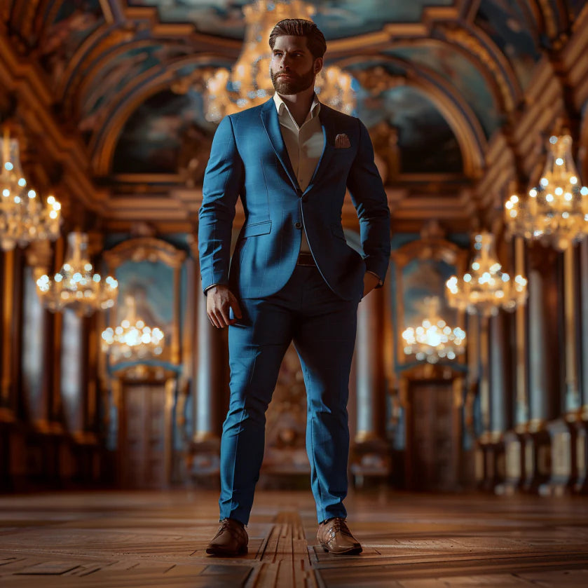 The Sea Blue Suit: Fresh, Modern, and Built for Standout Style | Epochtailors