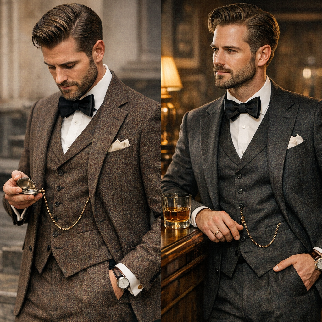 Vintage Suit Style: Classic Gentleman Vibes, Effortless Charm | Epochtailors