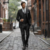 Timeless Elegance with a Custom Black Suit
