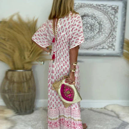Women's Dress Boho Print Maxi