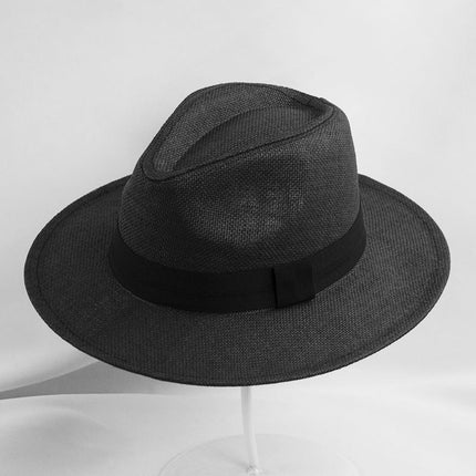 Classic Handmade Panama Hat Black Band Replica