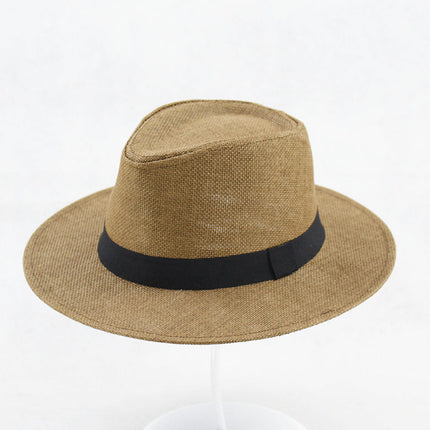 Classic Handmade Panama Hat Black Band Replica