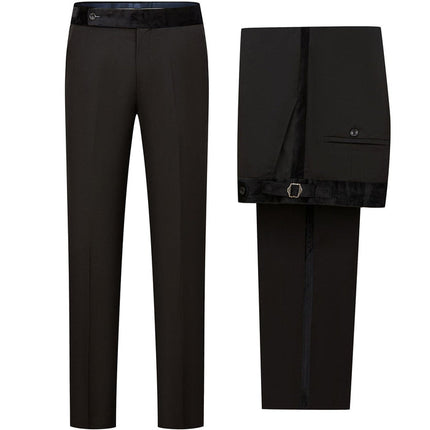 Men's 2-Piece Starry Black Smoking Suit