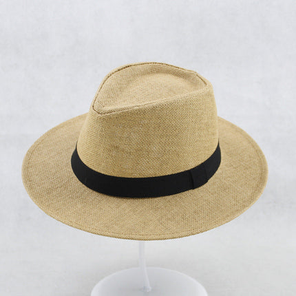 Classic Handmade Panama Hat Black Band Replica